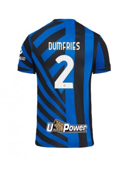 Inter Milan Denzel Dumfries #2 Domaci Dres 2024-25 Kratak Rukavima